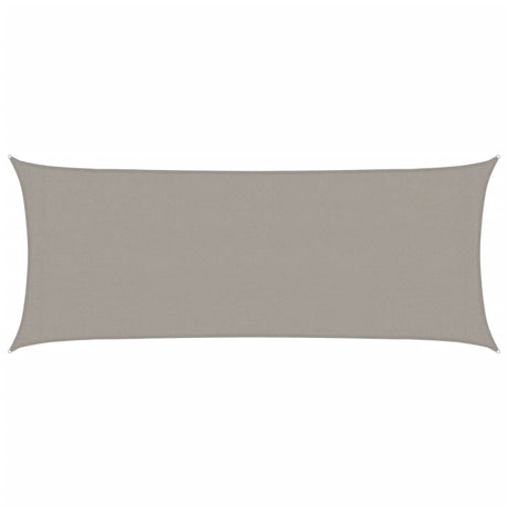 Vidaxl voile d'ombrage 160 g m² rectangulaire 2x4,5 m HDPE gris clair