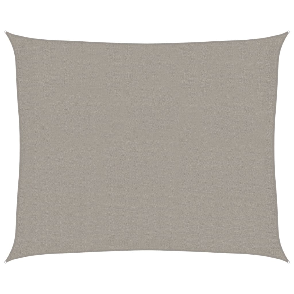 Vidaxl voile d'ombrage 160 g m² rectangulaire 2,5x3 m HDPE gris clair