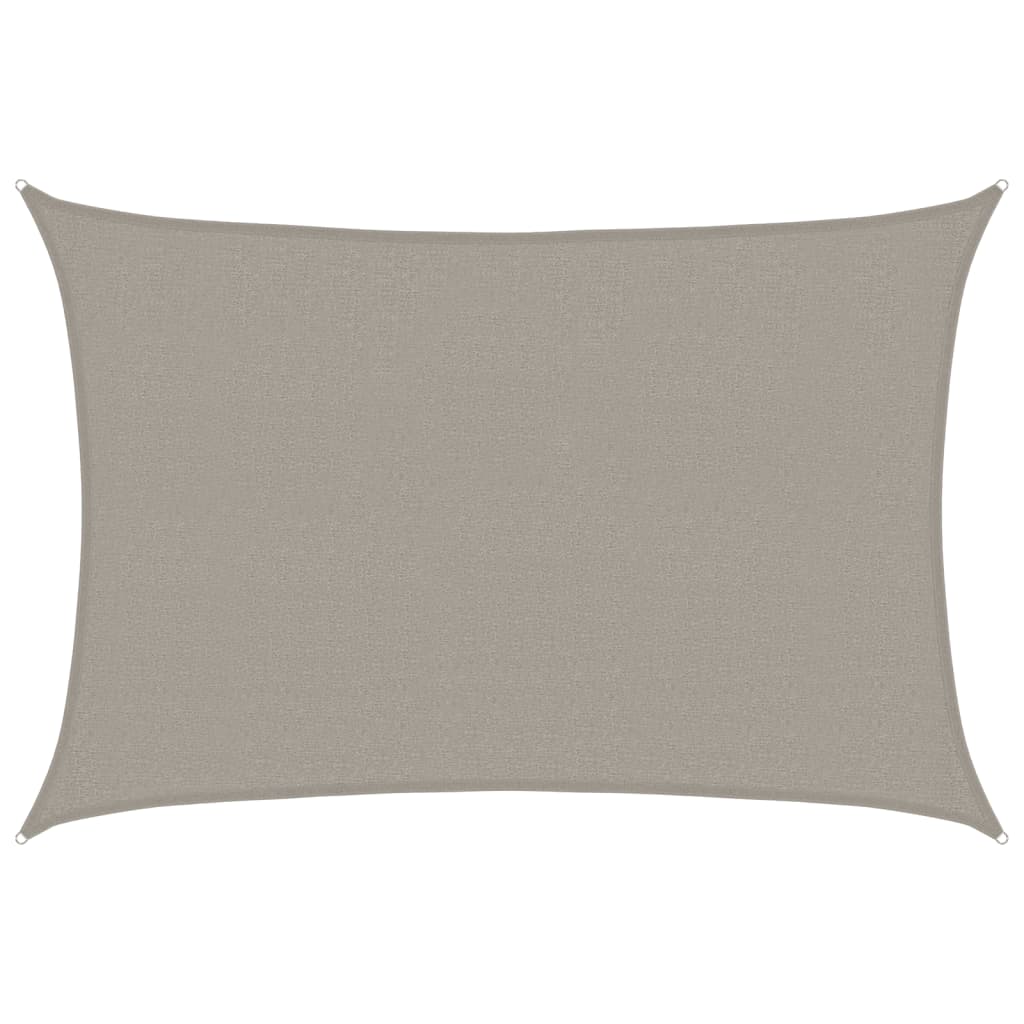 Vidaxl Zonnezeil 160 g m² rectangulaire 2,5x3,5 m gris clair HDPE