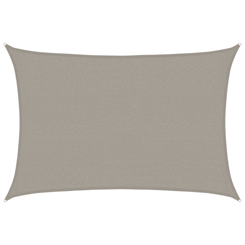 Vidaxl voile d'ombrage 160 g m² rectangulaire 2,5x3,5 m HDPE gris clair