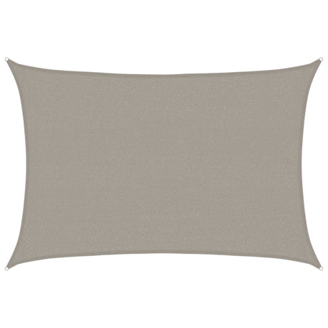 Vidaxl voile d'ombrage 160 g m² rectangulaire 2,5x3,5 m HDPE gris clair