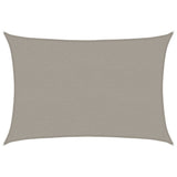 VidaXL Voile d'ombrage 160 g m² rectangulaire 2,5x4 m HDPE gris clair