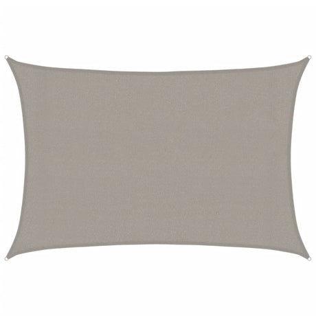 Vidaxl voile d'ombrage 160 g m² rectangulaire 3x4,5 m HDPE gris clair