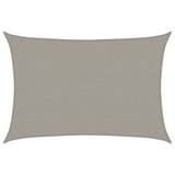 Vidaxx voile d'ombrage 160 g m² rectangulaire 3x5 m HDPE gris clair