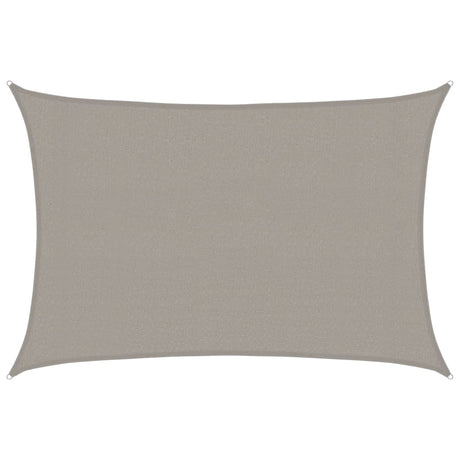Vidaxx voile d'ombrage 160 g m² rectangulaire 3x5 m HDPE gris clair