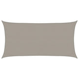 Vidaxx voile d'ombrage 160 g m² rectangulaire 3x6 m HDPE gris clair