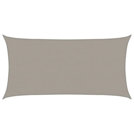 Vidaxx voile d'ombrage 160 g m² rectangulaire 3x6 m HDPE gris clair