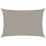 Vidaxx voile d'ombrage 160 g m² rectangulaire 5x7 m HDPE gris clair