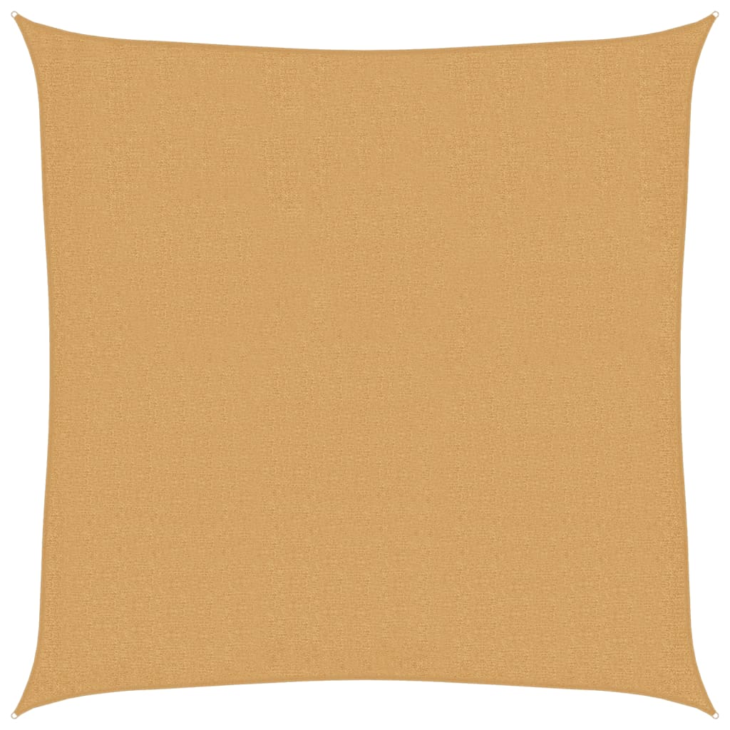Voile d'ombrage Vidaxx 160 g m² carré 3x3 m HDPE couleur sable