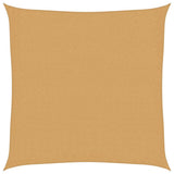 Vidaxl voile d'ombrage 160 g m² carré 3,6x3,6 m HDPE couleur sable