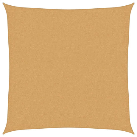 Vidaxl voile d'ombrage 160 g m² carré 3,6x3,6 m HDPE couleur sable