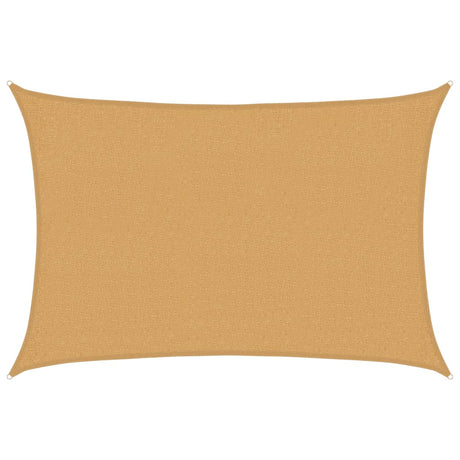 Vidaxl voile d'ombrage 160 g m² rectangulaire 2x3 m HDPE couleur sable