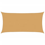Vidaxl voile d'ombrage 160 g m² rectangulaire 2x3,5 m HDPE couleur sable