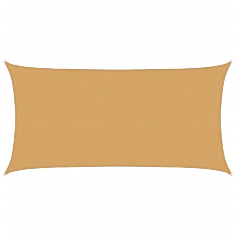 Vidaxl voile d'ombrage 160 g m² rectangulaire 2x3,5 m HDPE couleur sable