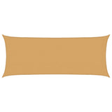 Vidaxl voile d'ombrage 160 g m² rectangulaire 2x5 m HDPE couleur sable