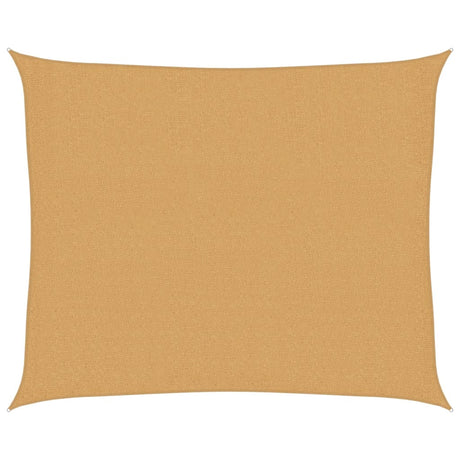 Vidaxl voile d'ombrage 160 g m² rectangulaire 2,5x3 m HDPE couleur sable
