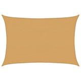 Vidaxl voile d'ombrage 160 g m² rectangulaire 2,5x3,5 m HDPE couleur sable