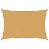 Vidaxl voile d'ombrage 160 g m² rectangulaire 2,5x4 m HDPE couleur sable