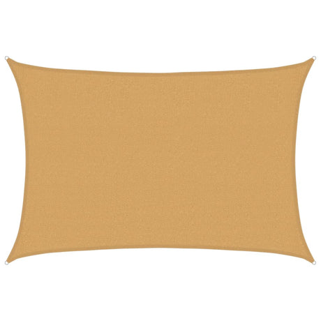 Vidaxl voile d'ombrage 160 g m² rectangulaire 2,5x4 m HDPE couleur sable