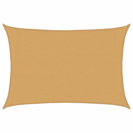 VidaXL Voile d'ombrage 160 g m² rectangulaire 3x4 m HDPE couleur sable