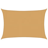 Vidaxl voile d'ombrage 160 g m² rectangulaire 3x5 m HDPE couleur sable