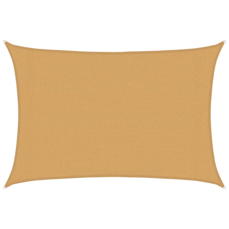Vidaxl voile d'ombrage 160 g m² rectangulaire 3x5 m HDPE couleur sable