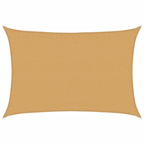 Vidaxl voile d'ombrage 160 g m² rectangulaire 3,5x4,5 m HDPE couleur sable
