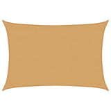 Vidaxl voile d'ombrage 160 g m² rectangulaire 5x7 m HDPE couleur sable