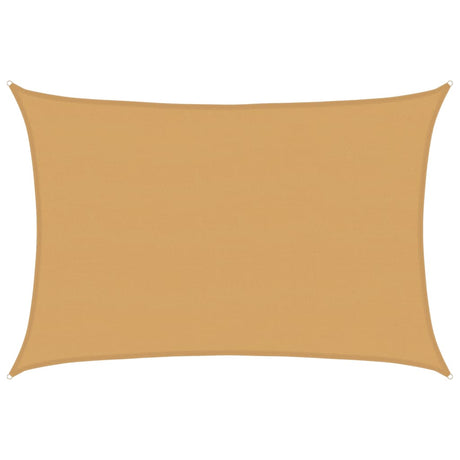 Vidaxl voile d'ombrage 160 g m² rectangulaire 5x7 m HDPE couleur sable