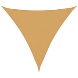 Vidaxl voile d'ombrage 160 g m² triangulaire 3,6x3,6x3,6 m HDPE couleur sable