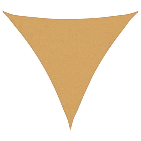 Vidaxl voile d'ombrage 160 g m² triangulaire 3,6x3,6x3,6 m HDPE couleur sable