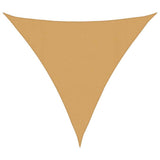 Vidaxx voile d'ombrage 160 g m² triangulaire 4x4x4 m HDPE couleur sable