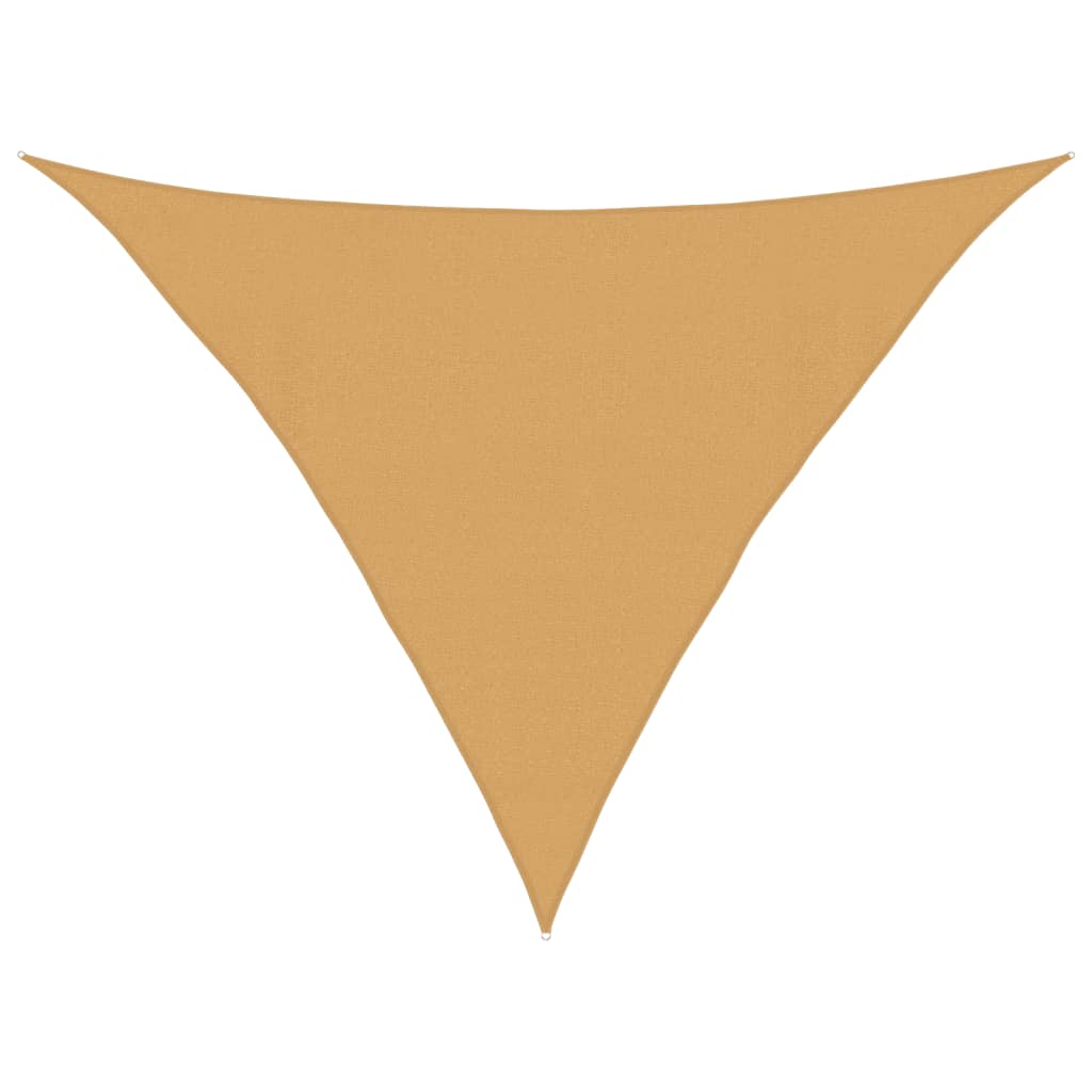 Vidaxx voile d'ombrage 160 g m² triangulaire 4x4x5,8 m HDPE couleur sable