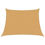 VidaXL voile d'ombrage trapèze 160 g m² 4 5x3 m HDPE gris clair