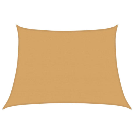 VidaXL voile d'ombrage trapèze 160 g m² 4 5x3 m HDPE gris clair