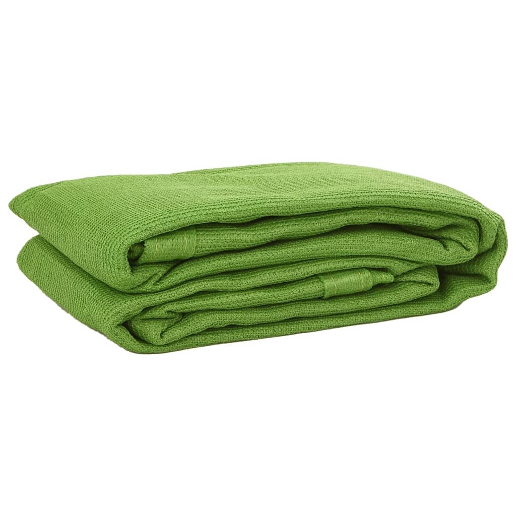 Tapis de tente Vidaxl 250x200 cm en vert HDPE vert