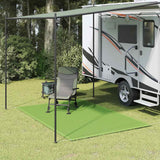 VidaXL tapis de tente 250x200 cm HDPE vert clair