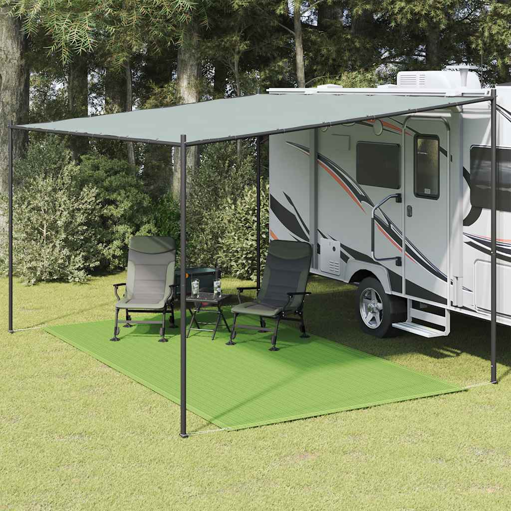 VidaXL tapis de tente 250x400 cm HDPE vert clair
