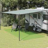 VidaXL Tapis de tente 250x600 cm HDPE vert clair