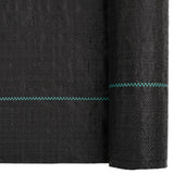 VidaXL Toile à racines 4x5 m polypropylène noir