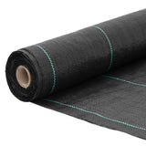 Vidaxl Carrot tissu 0,5x100 m pp noir