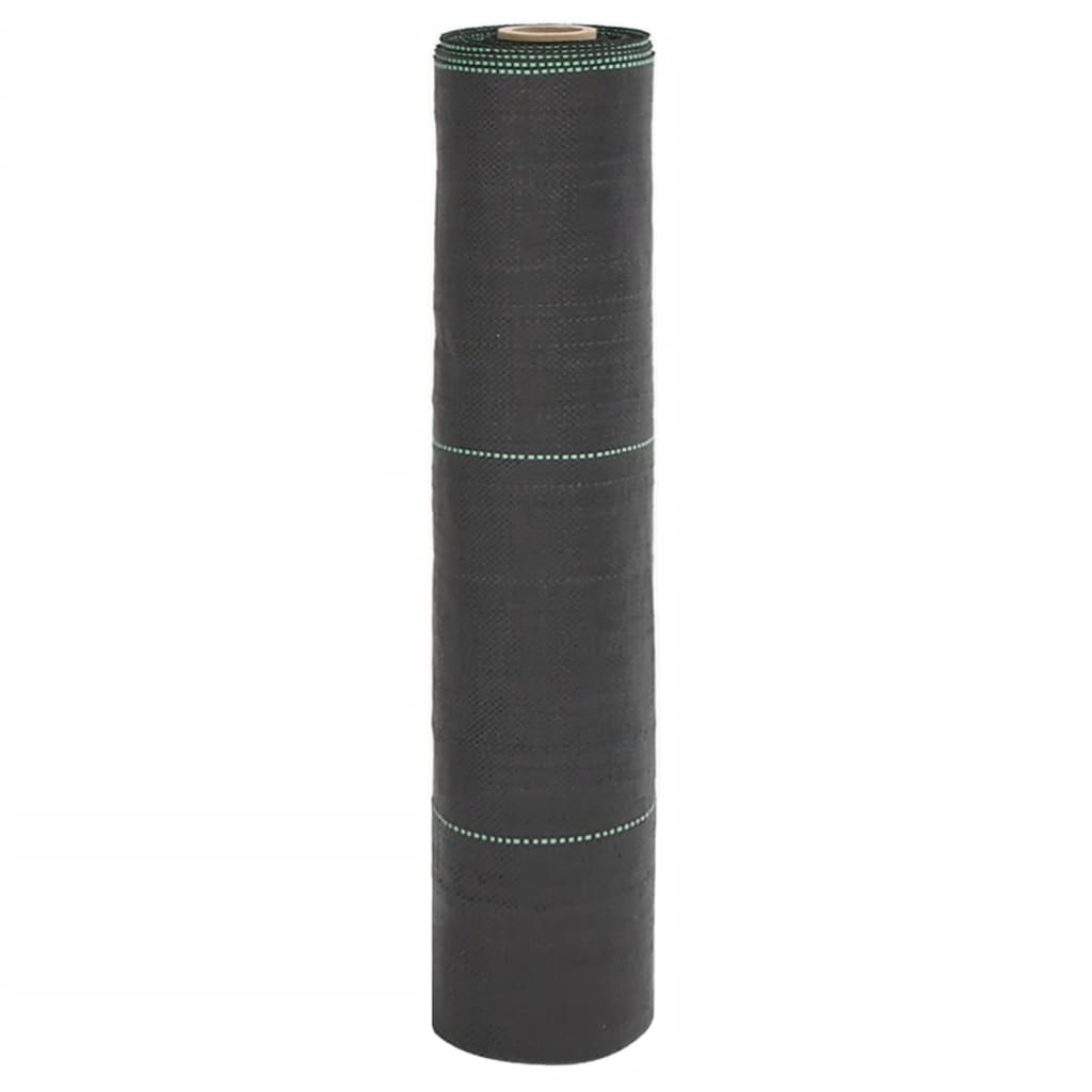 Vidaxl Carrot tissu 0,5x200 m de polypropène noir