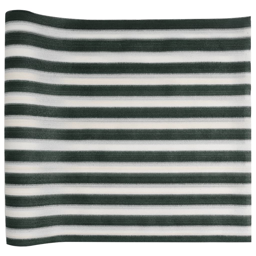 VidaXL filet d'intimité 75 g m² 2x25 m HDPE vert et blanc