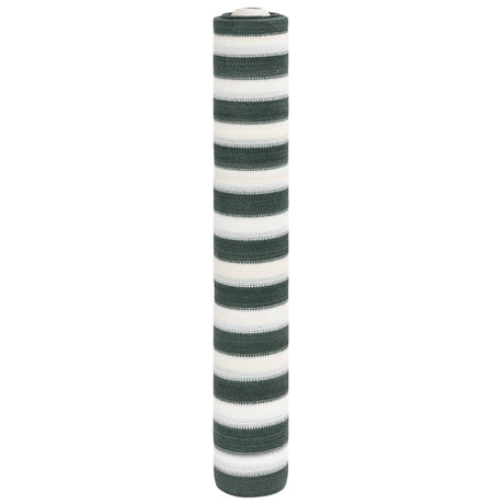 VidaXL filet d'intimité 150 g m² 2x25 m HDPE vert et blanc