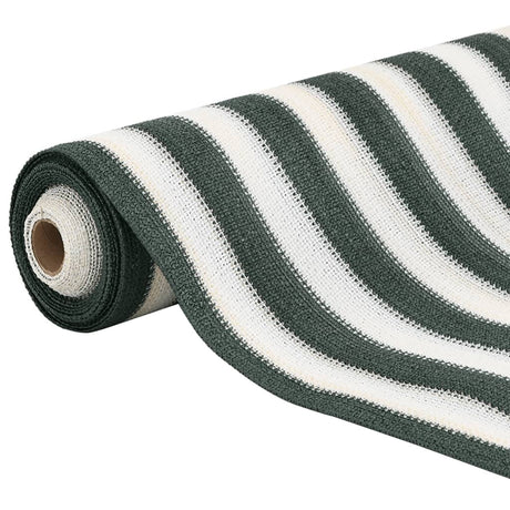 VidaXL filet d'intimité 150 g m² 2x25 m HDPE vert et blanc