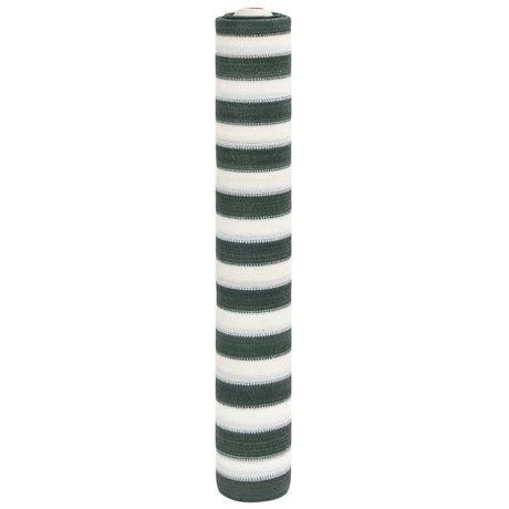 VidaXL filet d'intimité 195 g m² 1,5x25 m HDPE vert et blanc
