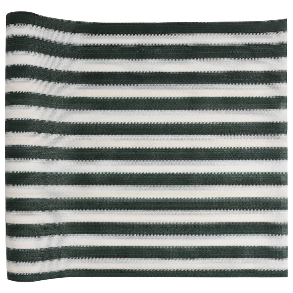 VidaXL filet d'intimité 195 g m² 1,5x25 m HDPE vert et blanc