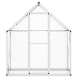 Vidaxx serre de jardin avec cadre de base 169x58x195 cm aluminium argenté