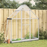 Vidaxxl serre de jardin avec cadre de base 169x58x202 cm aluminium argenté