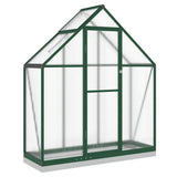Vidaxx serre de jardin avec cadre de base 169x58x202 cm aluminium vert